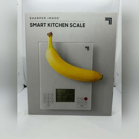 SHARPER IMAGE Smart Digital Kitchen Food Scale with Nutritional Display - Picture 2 of 3